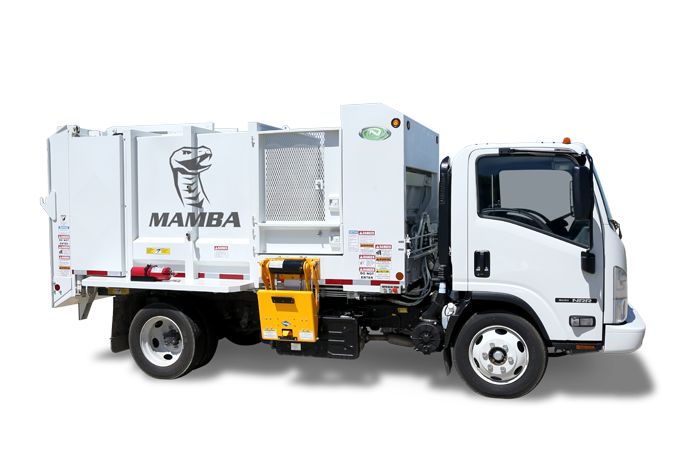 Left Side View of a Mamba Satellite Side Loader