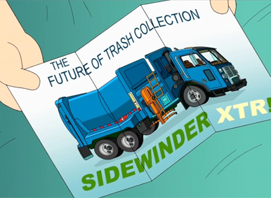 Sidewinder XTR flyer on American Dad